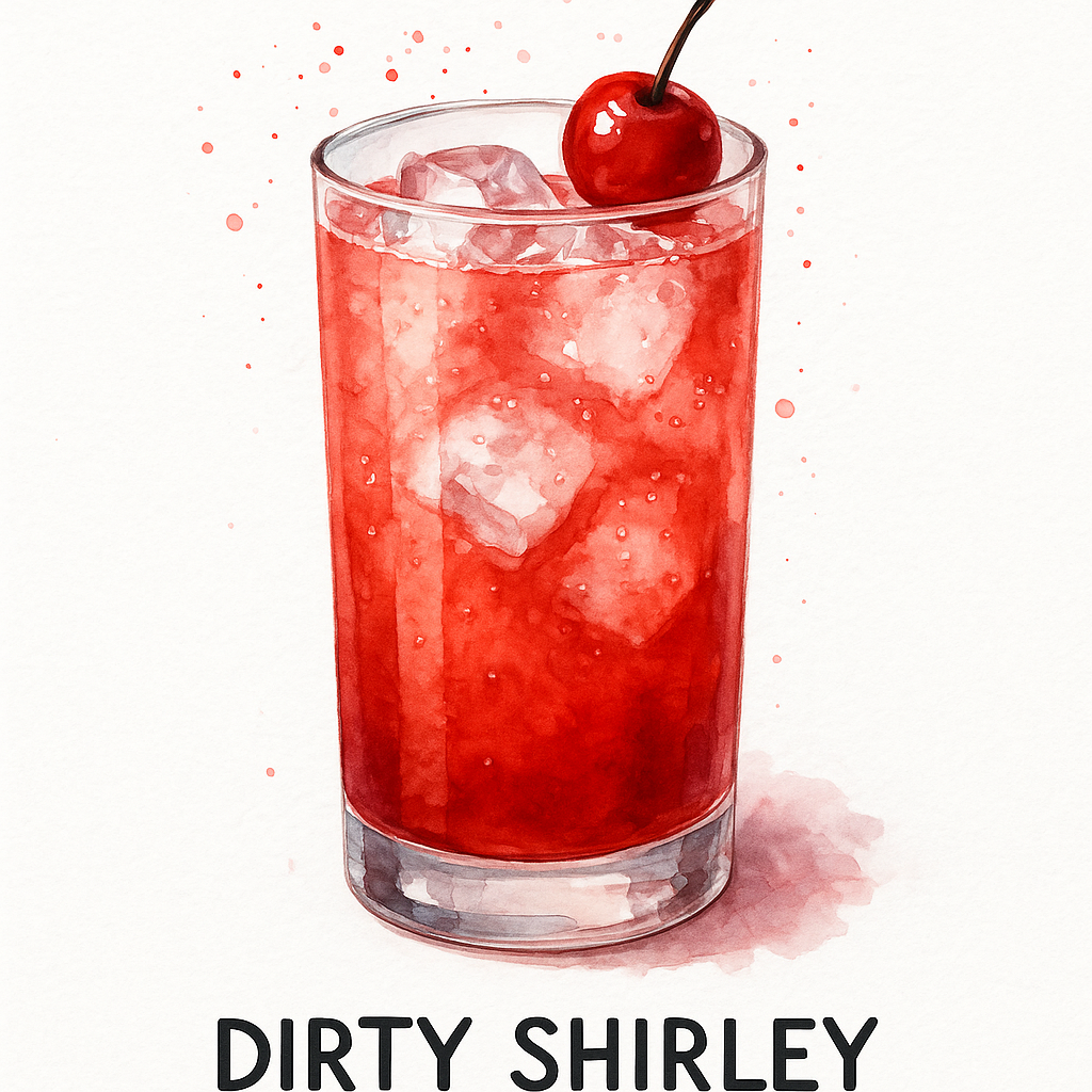 Dirty Shirley Recipe The Adult Shirley Temple Cocktail