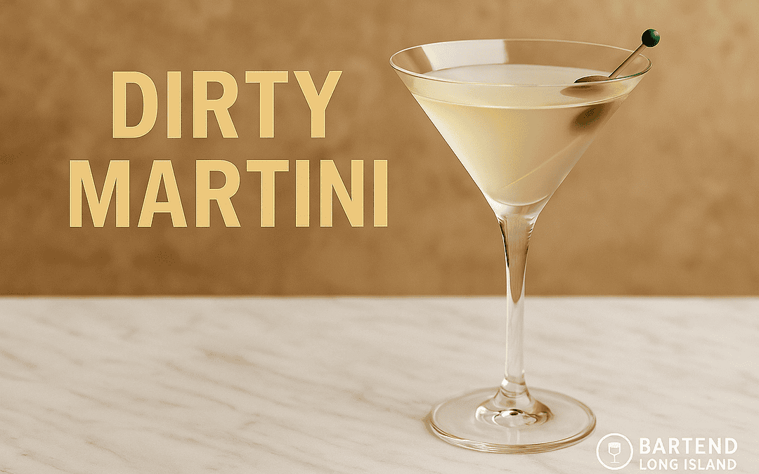 Dirty Martini Recipe (Gin or Vodka)