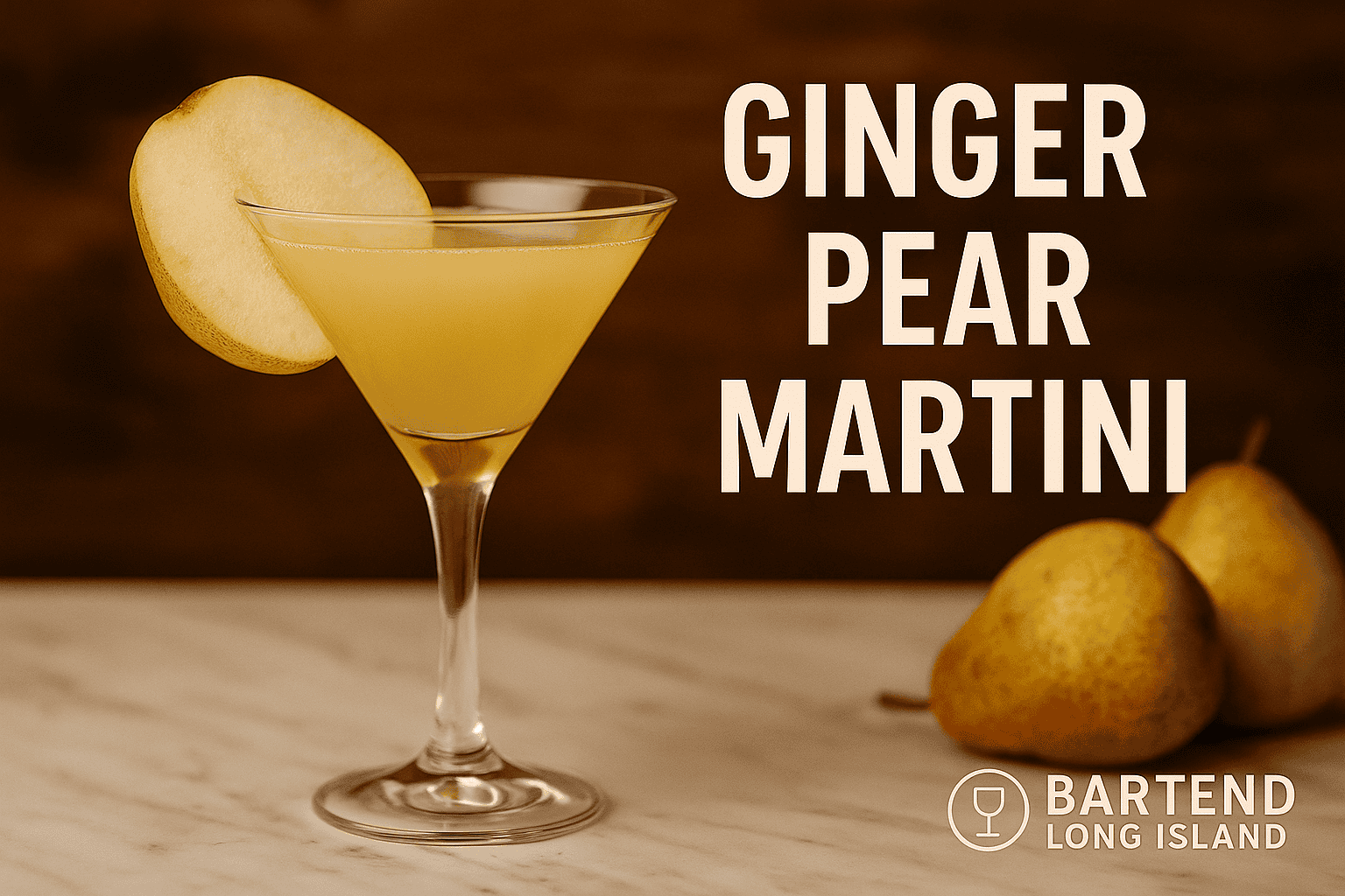 Ginger Pear Martini