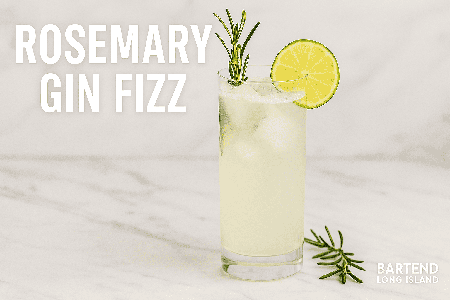 Rosemary Gin Fizz
