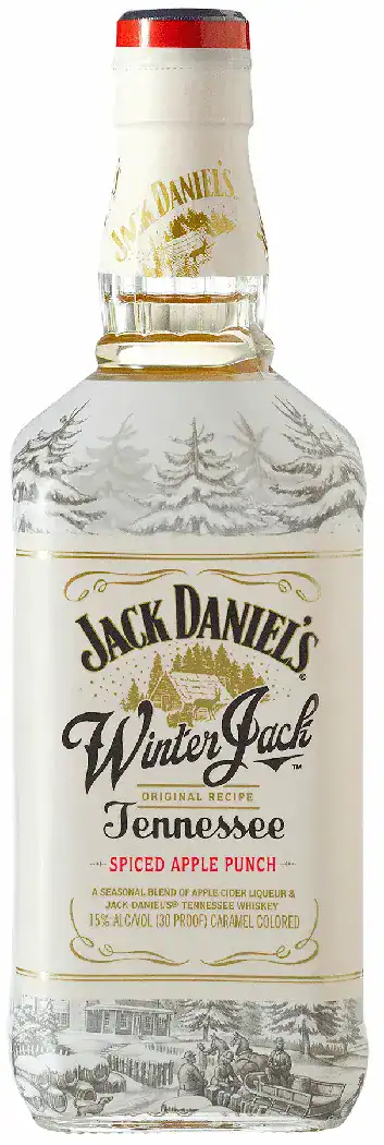 Bottle of Jack Daniel’s Winter Jack Tennessee Cider