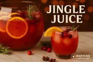 jingle juice holiday cocktail with drink recipe