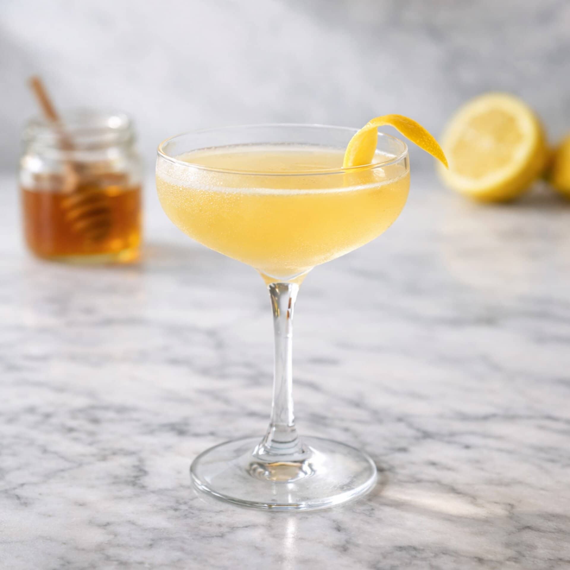 Bees knees gin spring cocktail recipe