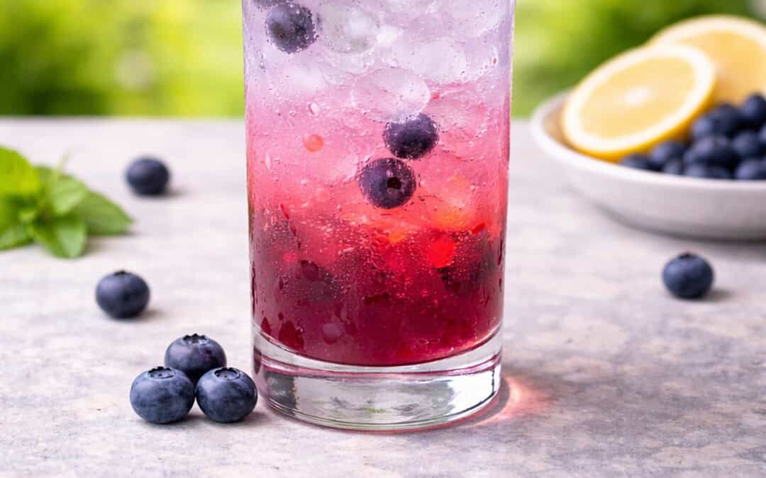 Blueberry Gin Fizz Recipe