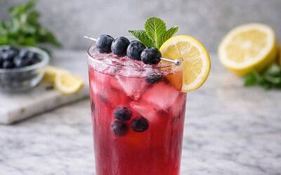 Blueberry Mint Lemonade