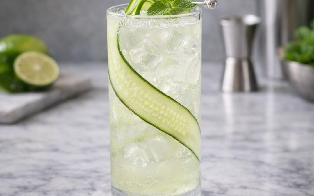 Cucumber Vodka Collins