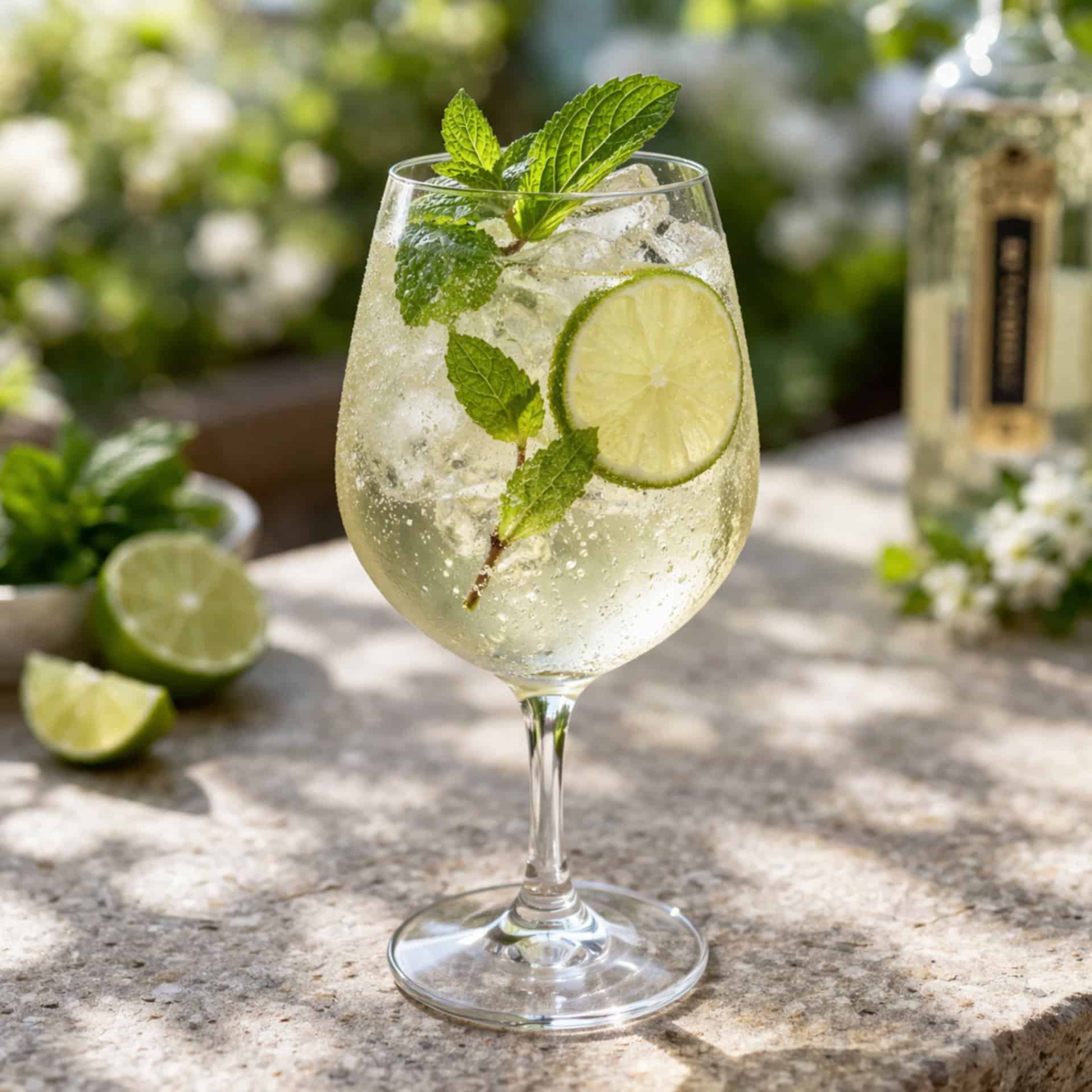 Hugo spritz elderflower spring cocktail