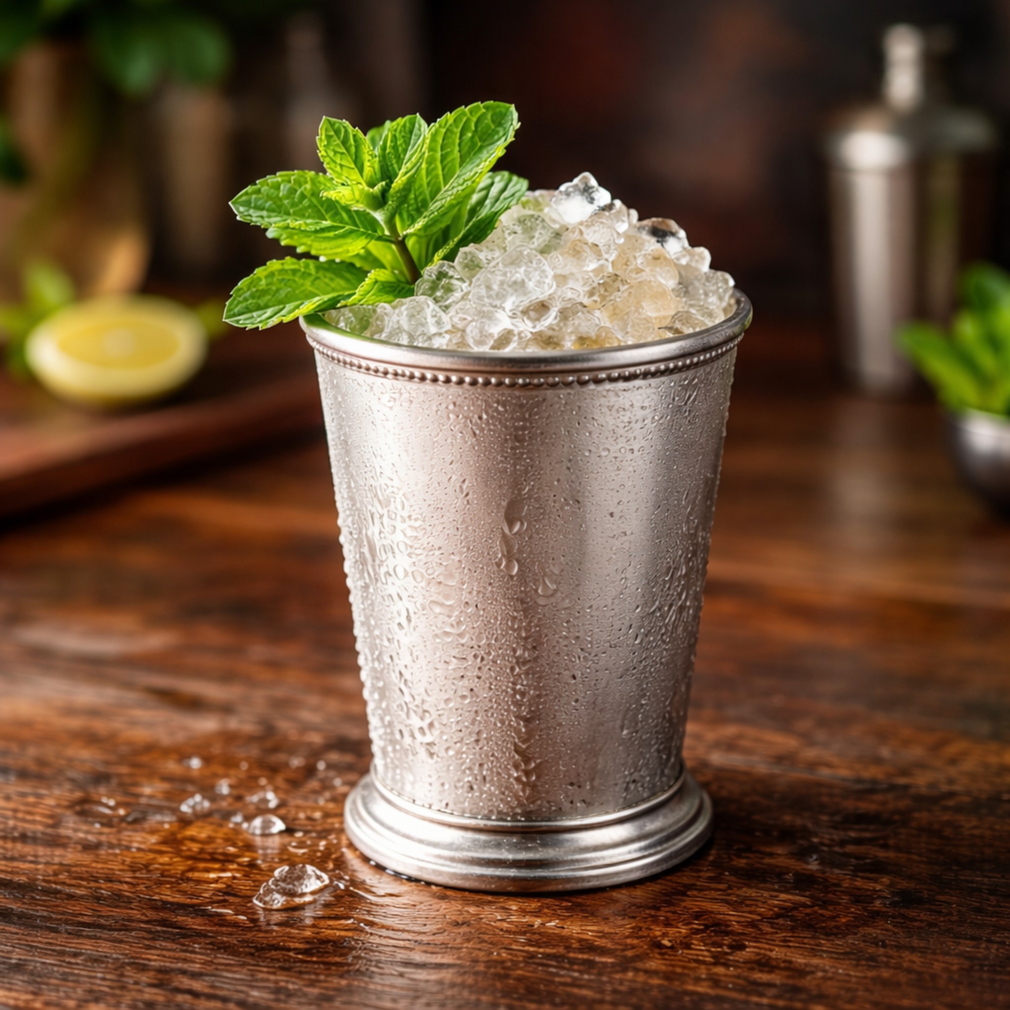 Mint julep classic bourbon spring cocktail