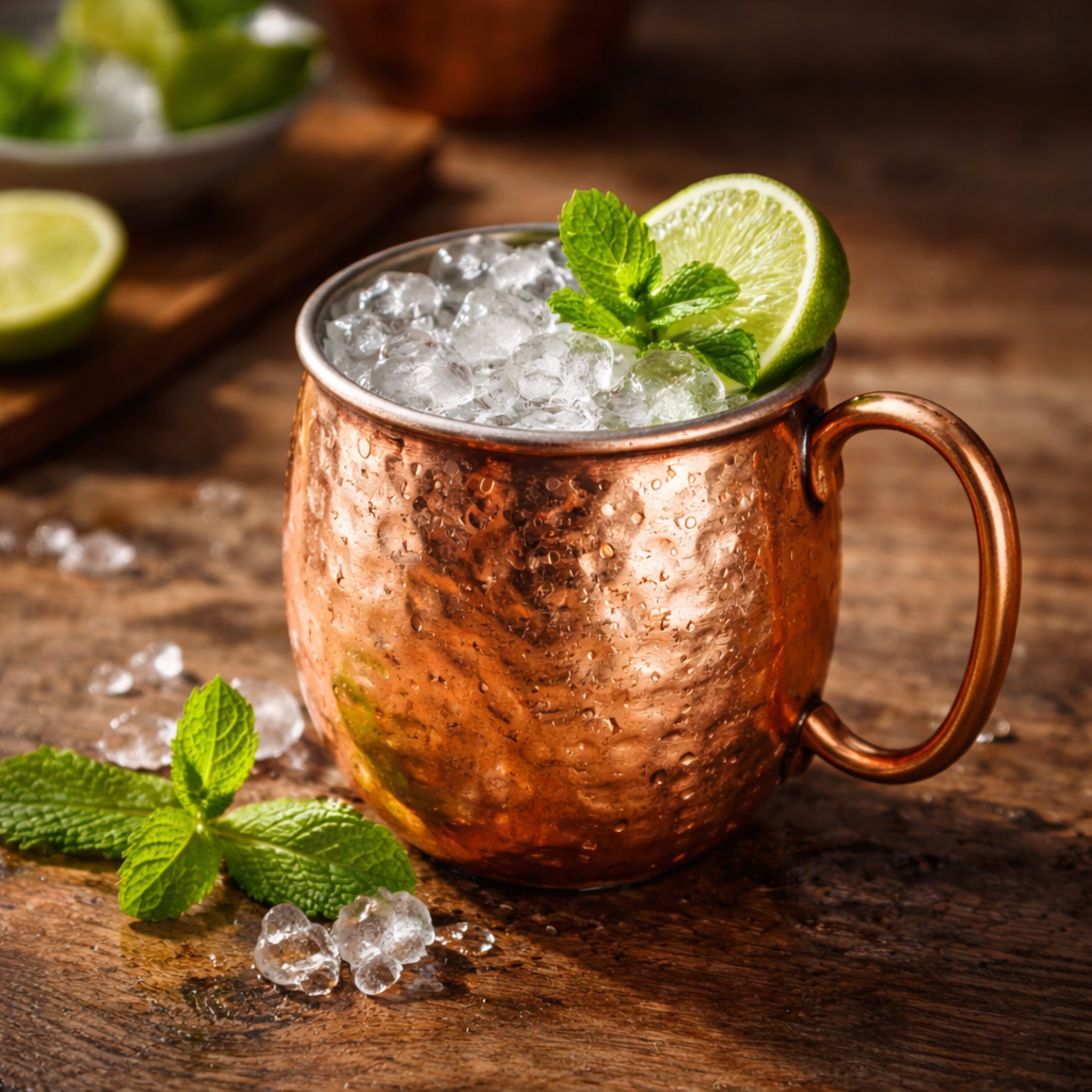 Moscow mule easy spring cocktail recipe