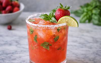 Strawberry Basil Margarita Recipe