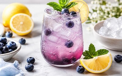 Blueberry Lemon Mocktail