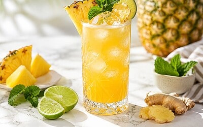 Pineapple Ginger Mocktail
